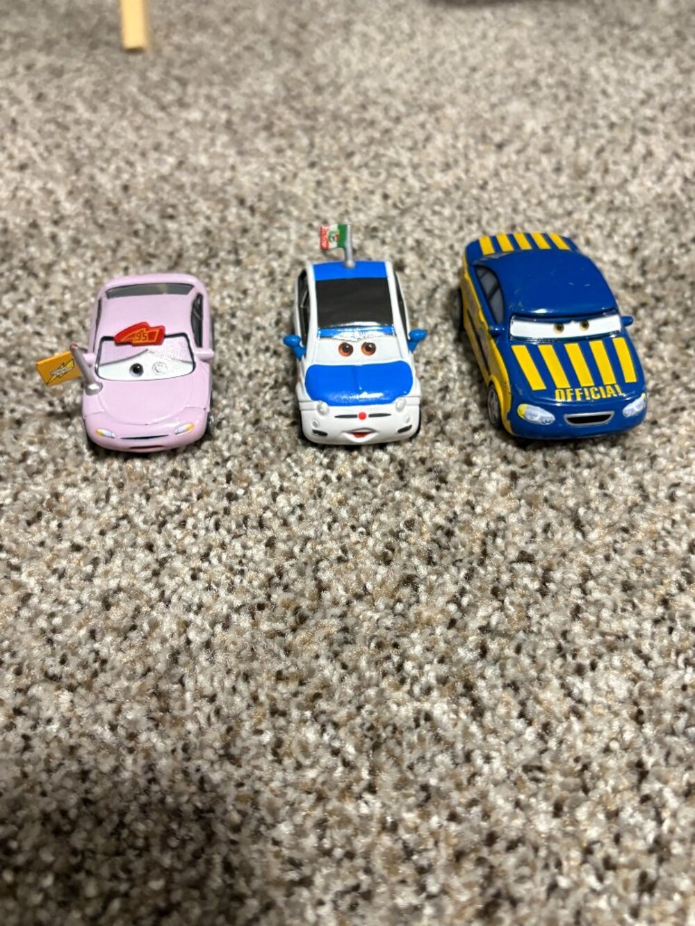 Disney Pixar Cars Piston Cup Fans Race Official Tom Wilmar Flattz Lot